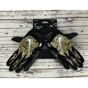 Nike Football Gloves Adult XL Camo Vapor Jet Salute to Service NFL Receiver